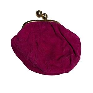 Vtg Maud Frizon Purple Suede Handbag, Italy